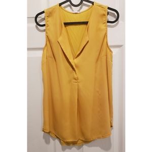 Yellow Sleeveless Top